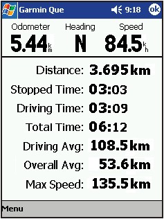 GARMIN Que trip computer