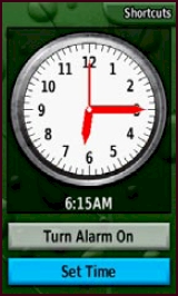 GARMIN Colorado 300 Alarm Clock