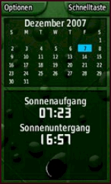 GARMIN Colorado 300 Kalender