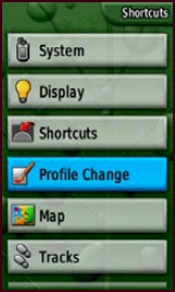GARMIN Colorado 300 Settings