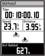 GARMIN Edge 205 virtual partner
