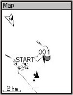 GARMIN Edge 305 map
