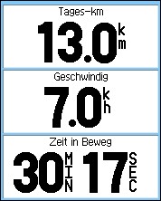 GARMIN eTrex Legend HCx trip computer (big numbers)