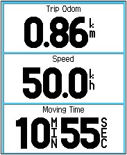 GARMIN eTrex Venture Cx trip computer (big numbers)