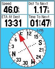 GARMIN eTrex Vista Color compass