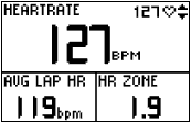GARMIN Forerunner 301 heart rate