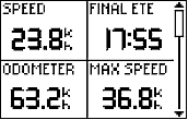 GARMIN Foretrex 101 trip computer view 1