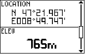GARMIN Foretrex 101 trip computer view 3