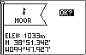 GARMIN Foretrex 101 waypoint