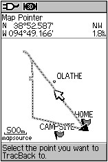 GARMIN GPS60 TracBack