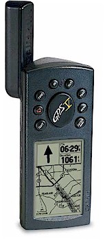 GARMIN GPS V in portrait mode