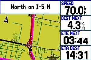 GARMIN GPSMAP278 automotive map