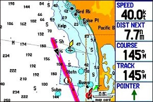 GARMIN GPSMAP278 marine map