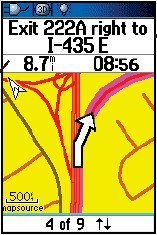 GARMIN GPSMAP60C Autozoom
