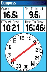 GARMIN GPSMAP76C Compass