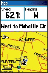 GARMIN GPSMAP76C Map