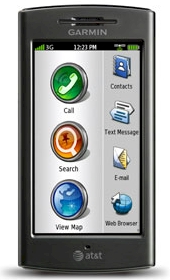GARMIN nuvifone G60 im Hochformat
