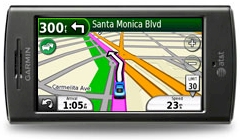 GARMIN nuvifone G60 im Querformat