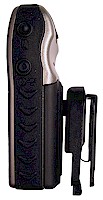 Belt clip for GARMIN eTrex with mounted GPS device (GPS not included)