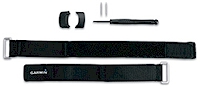 Fabric wrist straps with hook and loop fastener for GARMIN Forerunner 610