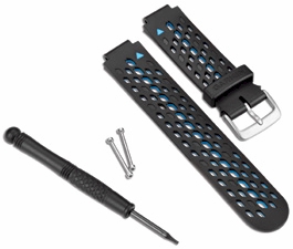Wrist strap black/blue for GARMIN Forerunner 620