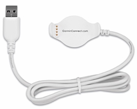 USB data/power cradle white for GARMIN Forerunner 620