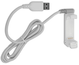 USB data/power cradle white for GARMIN Forerunner 220