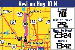 GARMIN Quest map