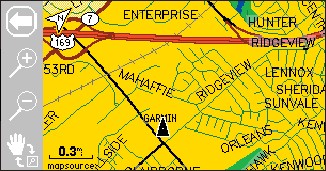 GARMIN StreetPilot 2610/2620 map
