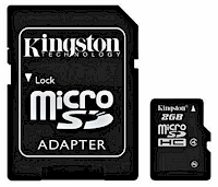 Kingston uSD/SD memory card 8 GB