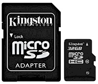 Kingston uSD/SD memory card 32 GB