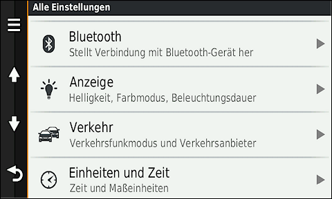 GARMIN Camper 660 - Einstellungen (2 von 3)