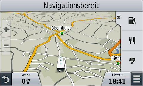 GARMIN Camper 660 - Karte im Tag-Modus