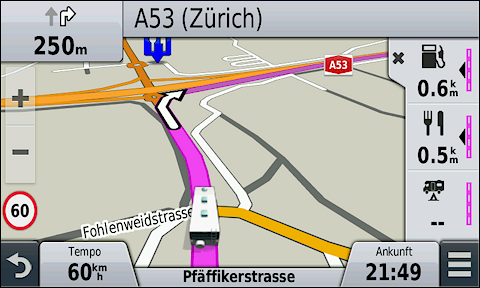 GARMIN Camper 660 - Navigationsanweisung
