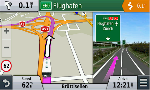 GARMIN Camper 660 - Lane Assistant