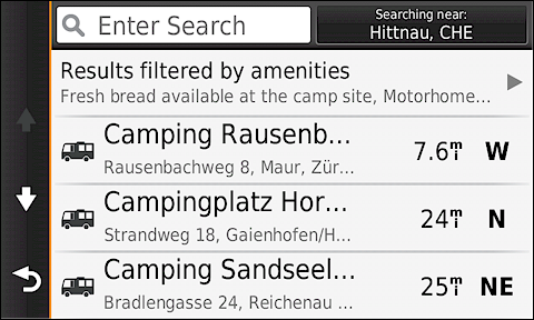 GARMIN Camper 760 - ACSI Campgrounds