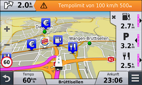 GARMIN Camper 760 - Navigationsanweisung