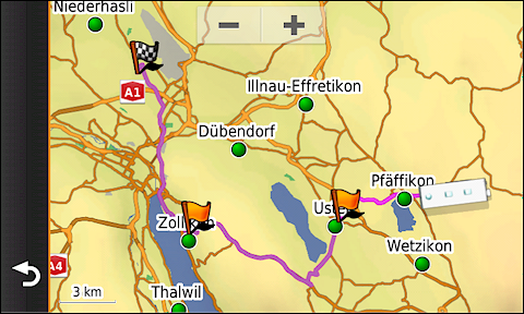 GARMIN Camper 760 - Route
