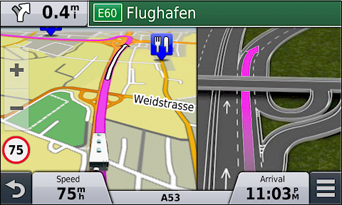 GARMIN Camper 760 - Lane Assistant 1