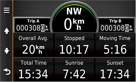 GARMIN Camper 760 - Trip Computer 2 of 2