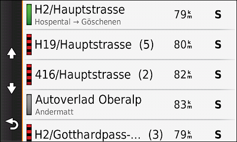 GARMIN Camper 760 - Verkehrsmeldungen