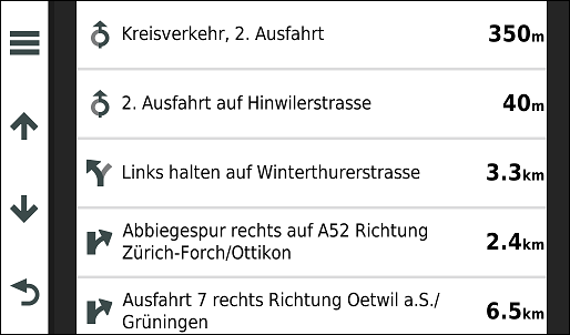 GARMIN Camper 780 - Navigationsanweisungen