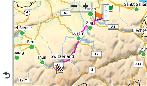 GARMIN Camper 780 - Route Overview