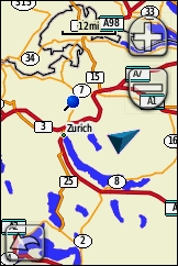 GARMIN Dakota 10 base map, Zuerich and vicinity