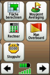 GARMIN Dakota 10 Hauptmenu (4 von 4)