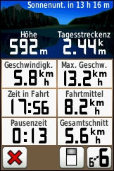 GARMIN Dakota 10 Trip Computer mit kleiner Schrift