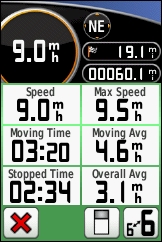 GARMIN Dakota 10 trip computer small font