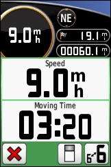 GARMIN Dakota 10 trip computer large font