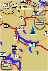 GARMIN Dakota 20 base map, Zuerich and vicinity