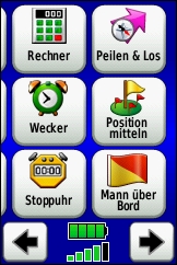 GARMIN Dakota 20 Hauptmenu (4 von 4)
